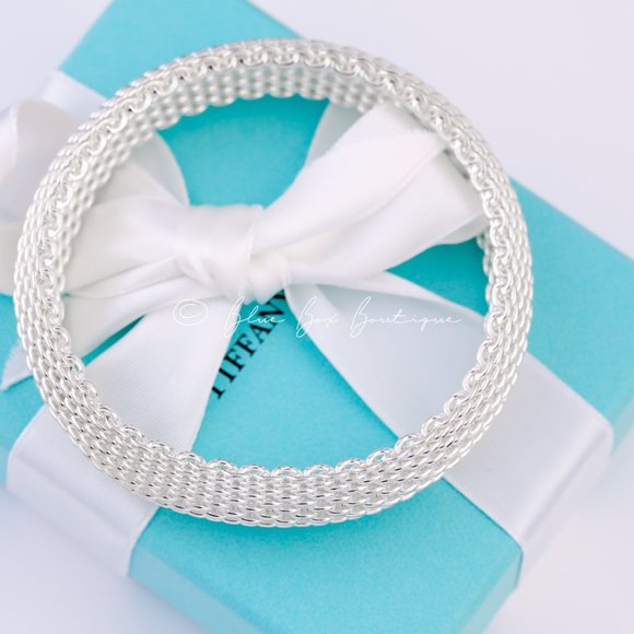 Tiffany & Co. Bracelet SOMERSET Mesh Bangle Bracelet in Sterling Silver - Picture 3 of 9
